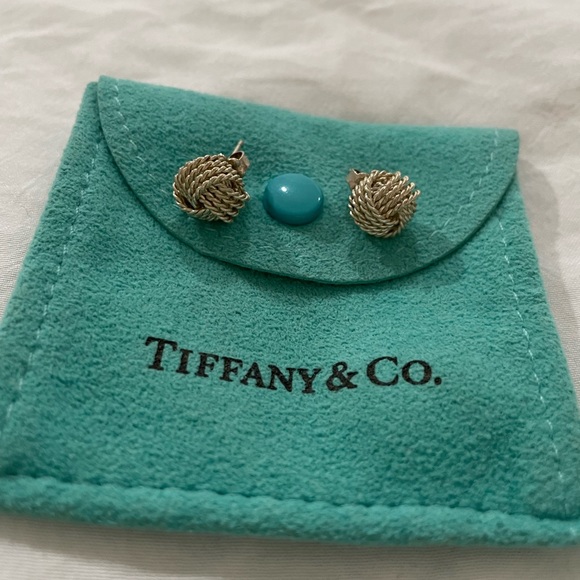 Tiffany & Co. Jewelry - Authentic Tiffany &Co Twist Love Knot Pierce Earrings